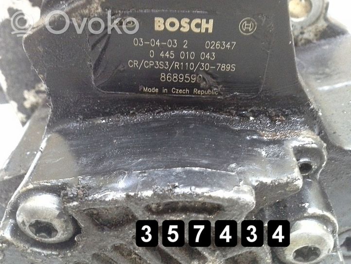 Volvo XC90 Polttoaineen ruiskutuksen suurpainepumppu 0445010043