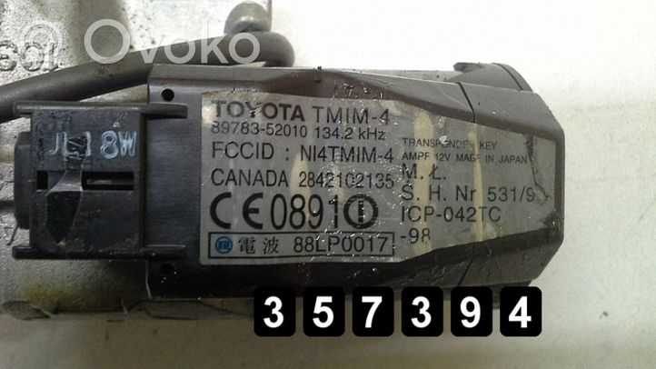Toyota RAV 4 (XA10) Cerradura de encendido 2842102135