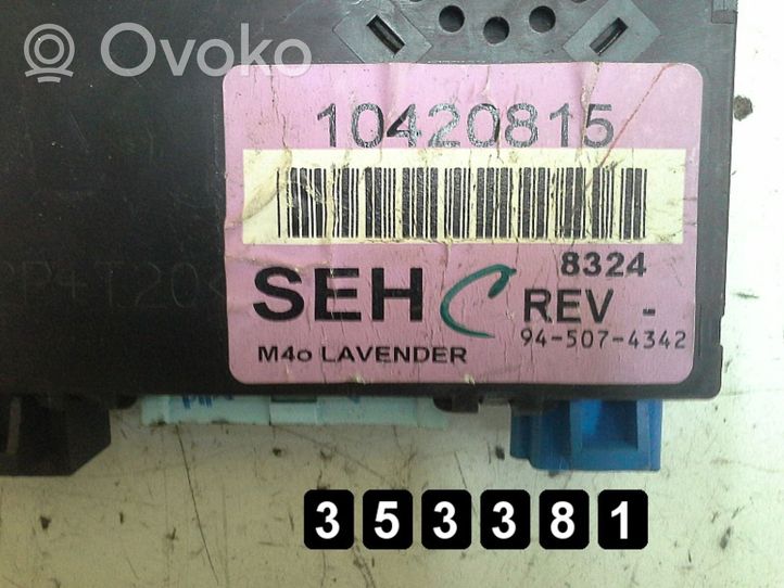 Opel Sintra Calculateur moteur ECU 10420815