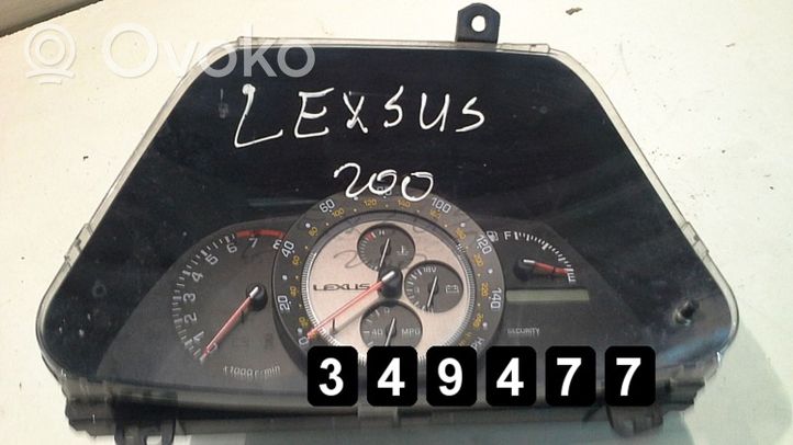 Lexus IS 200-300 Nopeusmittari (mittaristo) 83800-53060