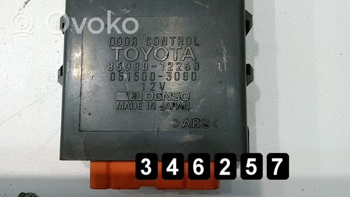 Toyota Corolla E120 E130 Calculateur moteur ECU 8598012260