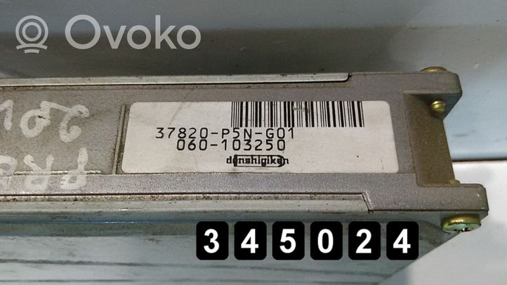 Honda Prelude Calculateur moteur ECU 37820P5NG01