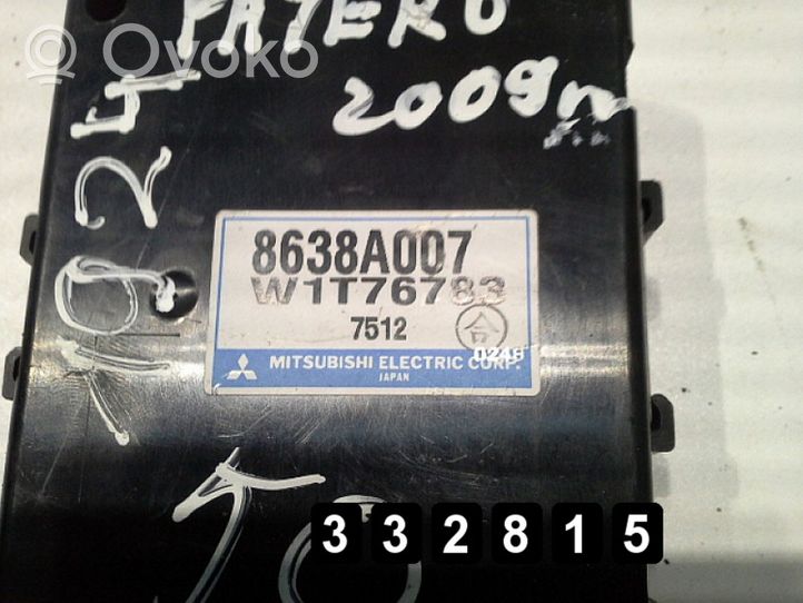 Mitsubishi Pajero Engine control unit/module 8638a007