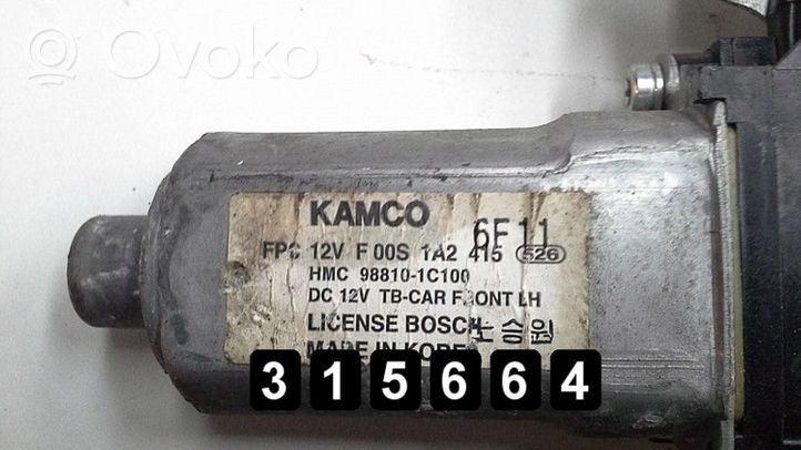 Hyundai Getz Priekinio el. Lango pakėlimo mechanizmo komplektas 98810-1C100