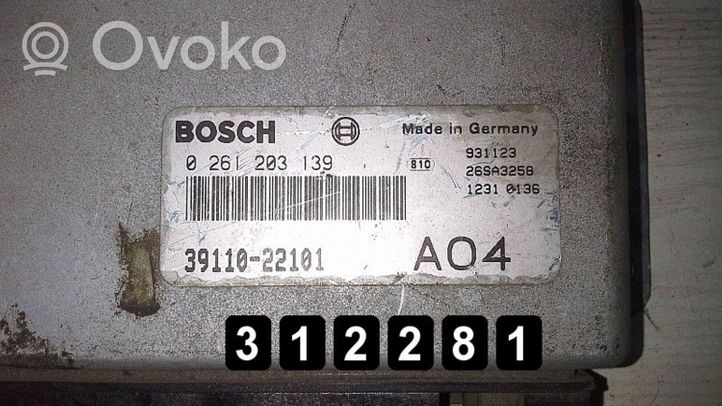 Fiat Coupe Sterownik / Moduł ECU 0261203139