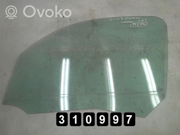 Citroen C3 Picasso Szyba drzwi przednich 43R-001582