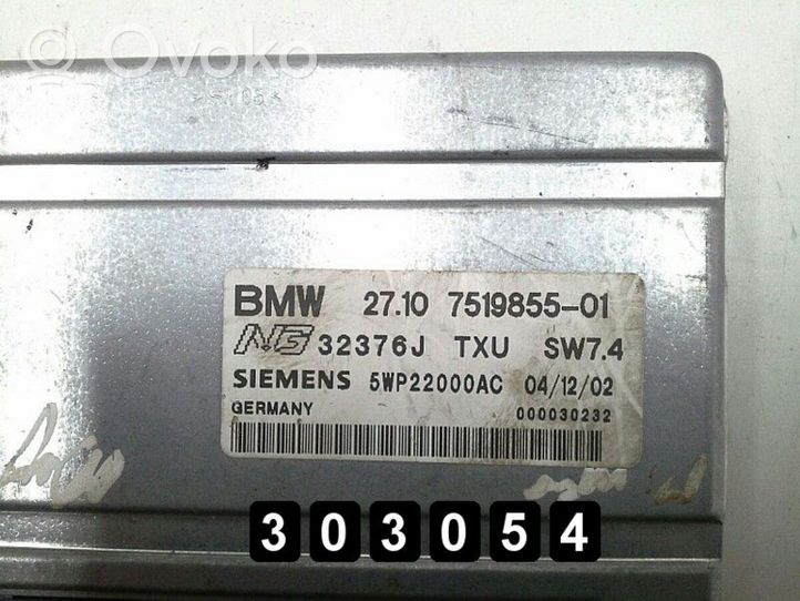 Rover Range Rover Moottorin ohjainlaite/moduuli 7519855-01
