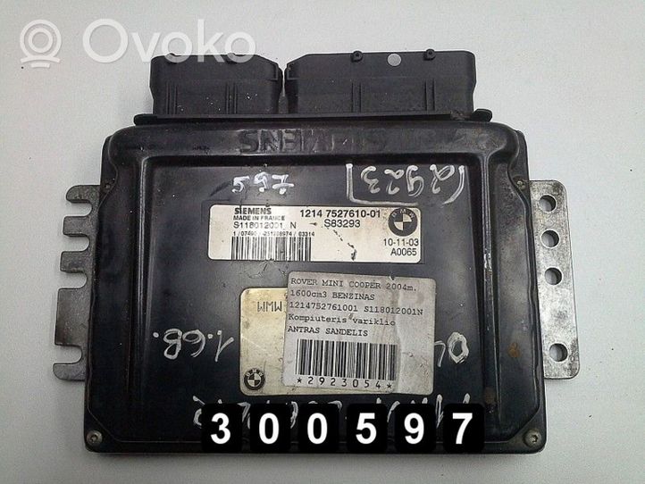 Rover Mini Cooper Calculateur moteur ECU 12147527610-01