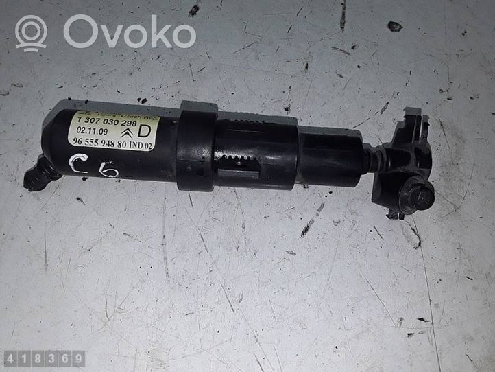 Citroen C6 Headlight washer spray nozzle 9655594880