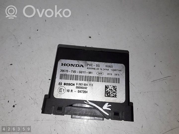 Honda Civic IX Unité de commande, module PDC aide au stationnement 39670TM0G011M1