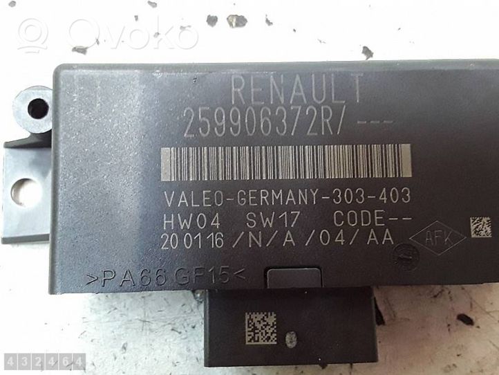 Renault Zoe Pysäköintitutkan (PCD) ohjainlaite/moduuli 259906372R