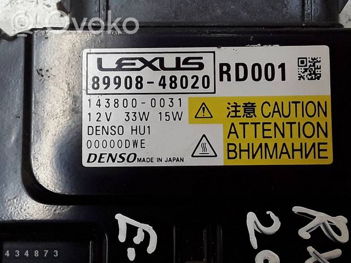 Lexus RX 450H Ajovalojen virranrajoitinmoduuli Xenon 8990848020