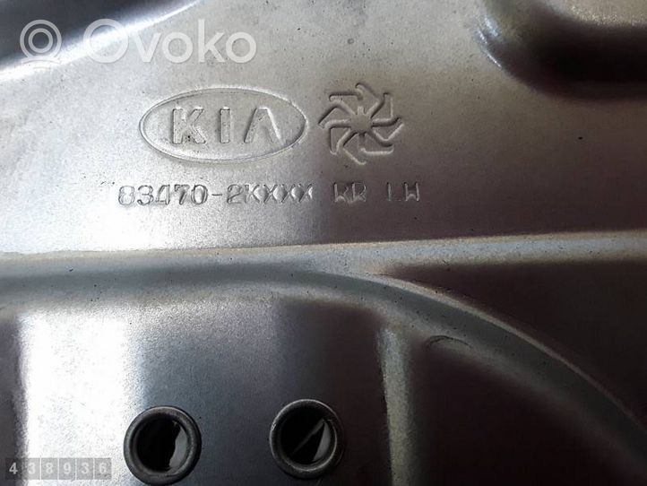 KIA Soul Rear door window regulator with motor 834702KXXX