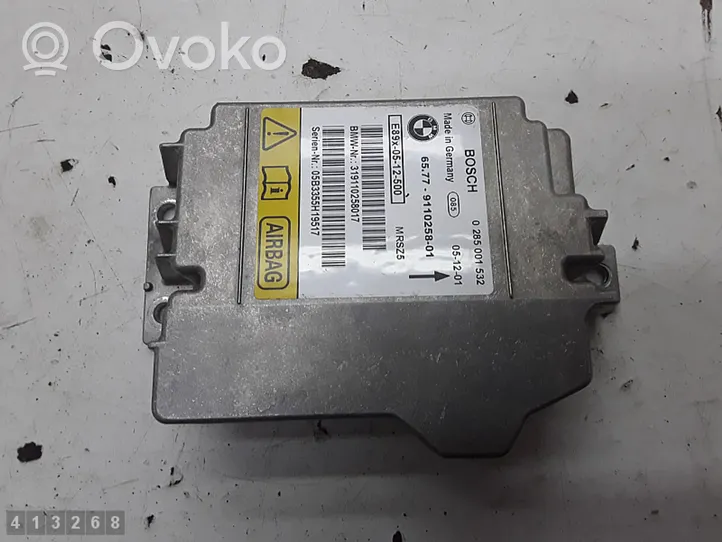 BMW 3 E46 Airbag control unit/module 6577-9110258-01