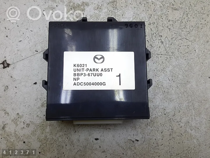 Mazda 3 II Pysäköintitutkan (PCD) ohjainlaite/moduuli bbp367uu0