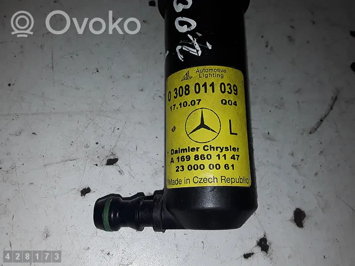 Mercedes-Benz B W245 Žibintų apiplovimo purkštukas (-ai) a1698601147