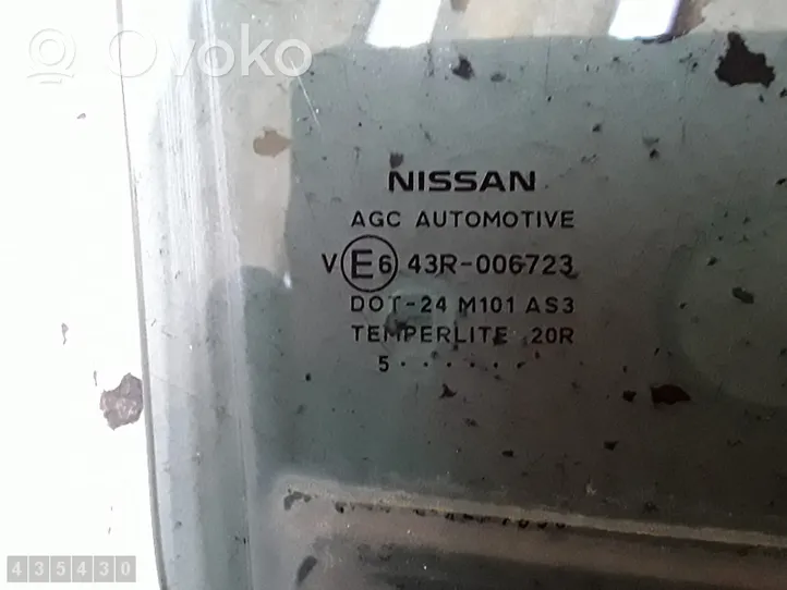 Nissan Pulsar Szyba drzwi tylnych e643r006723