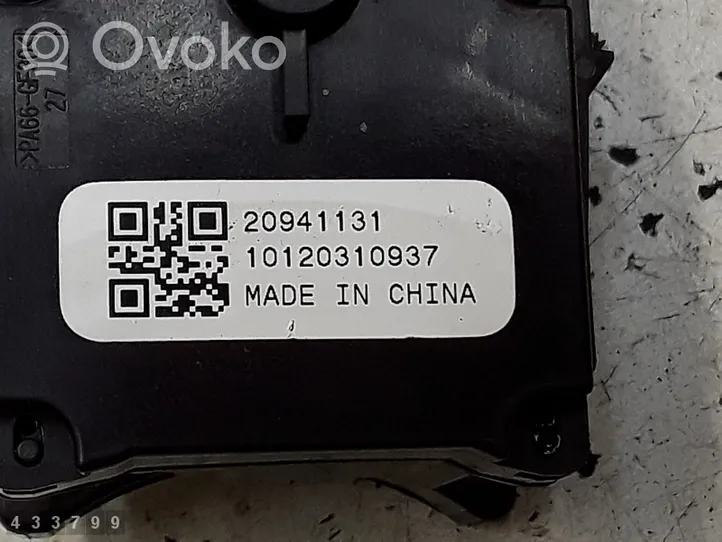 Opel Meriva B Pyyhkimen kytkin 20941131