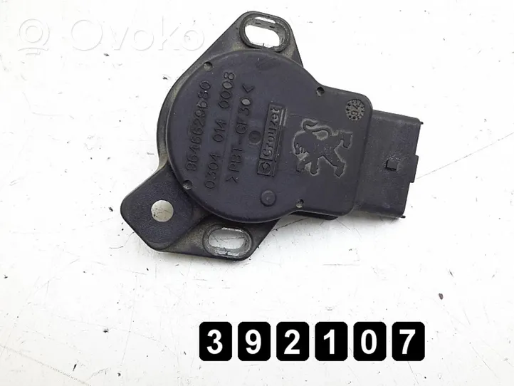 Peugeot 607 Czujnik poziomu zawieszenia pneumatycznego osi przedniej 9646629680