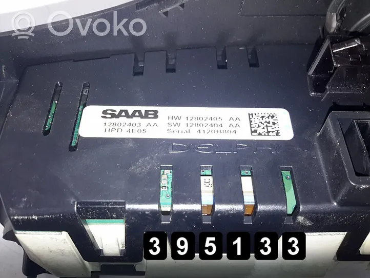 Saab 9-3 Ver1 Monitor / wyświetlacz / ekran 12802403aa