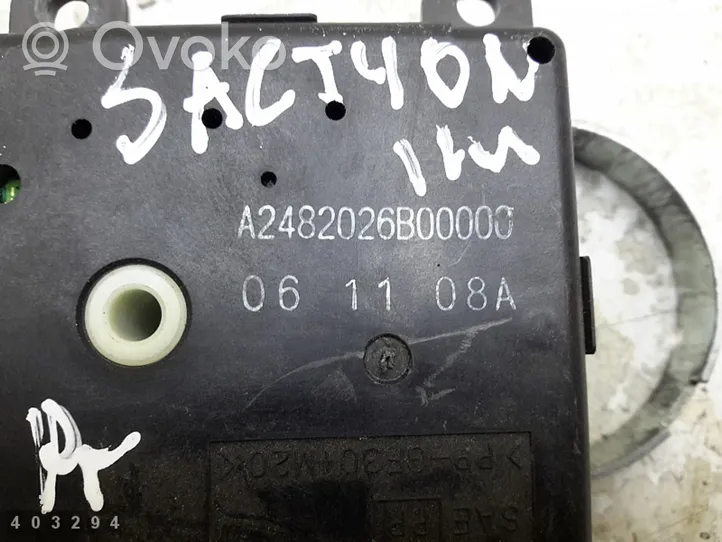 SsangYong Actyon Motorino attuatore aria a2482026b00000