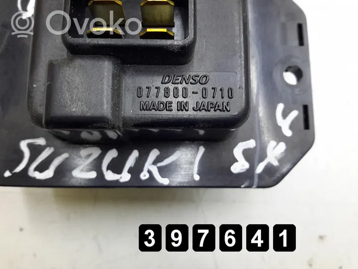 Suzuki SX4 Lämpöpuhaltimen moottorin vastus 0778000710