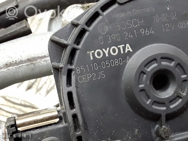 Toyota Avensis T270 Mechanizm wycieraczek szyby przedniej / czołowej 