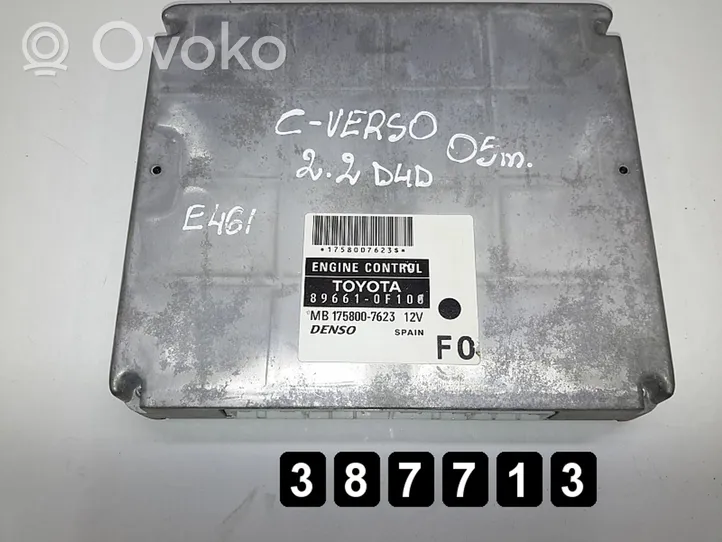 Toyota Corolla Verso E121 Užvedimo komplektas 