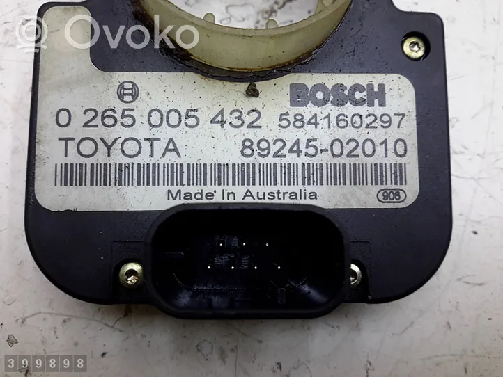 Toyota Corolla Verso E121 Датчик положения (угла) руля 0265005432