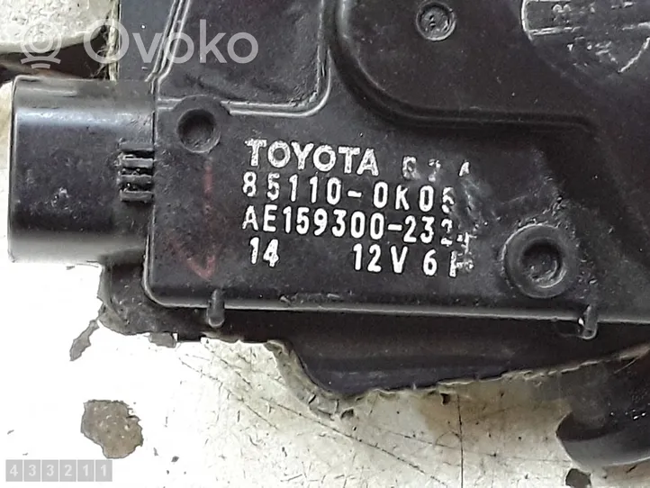 Toyota Hilux (AN10, AN20, AN30) Tiranti del tergicristallo anteriore 851100k050