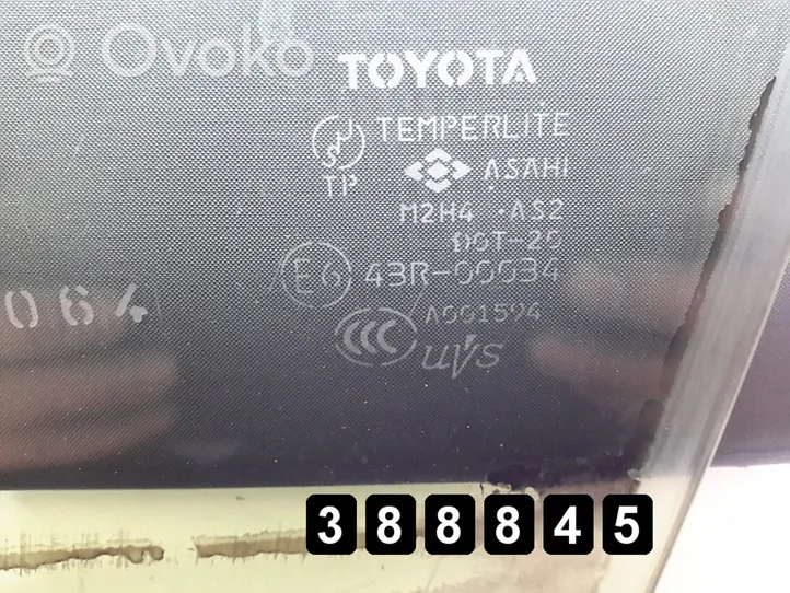 Toyota Prius (XW20) Etuoven ikkunalasi, neliovinen malli e643r00034