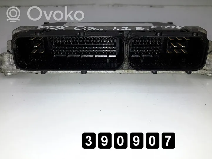 Volkswagen Fox Komputer / Sterownik ECU i komplet kluczy 03d906033h