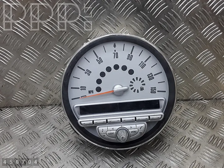 Mini Cooper Hatch Hardtop Compteur de vitesse tableau de bord 62116977077