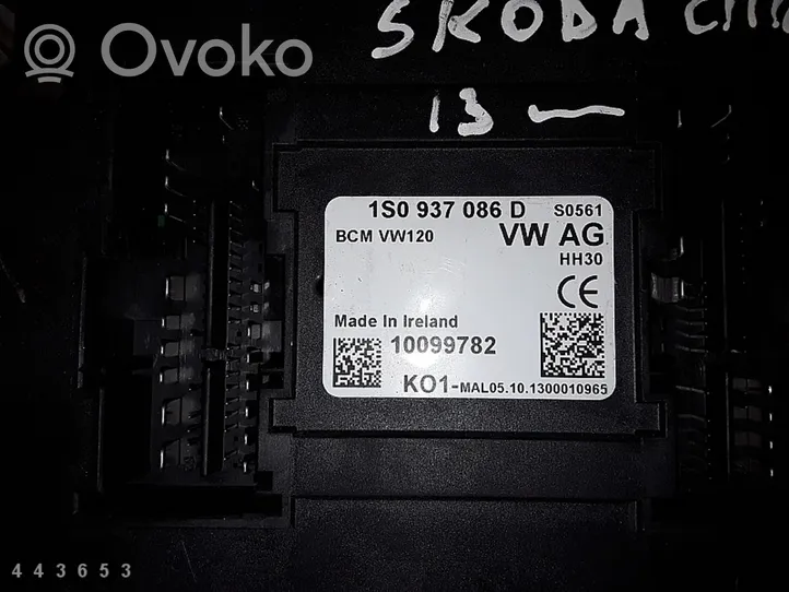 Skoda Citigo Calculateur moteur ECU 1S0937086D