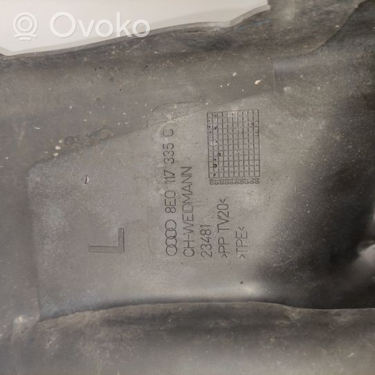 Audi A4 S4 B6 8E 8H Prowadnica powietrza intercoolera 8E0117335C