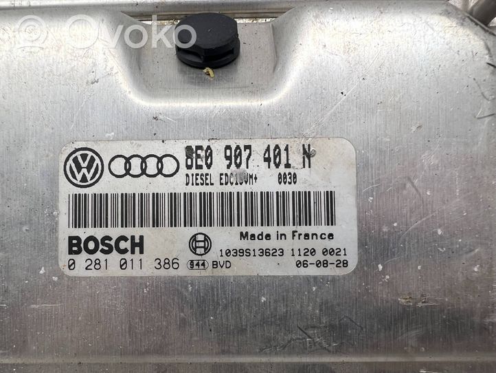 Audi A4 S4 B5 8D Sterownik / Moduł ECU 8E0907401N