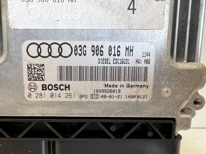 Audi A6 S6 C6 4F Variklio valdymo blokas 03G906016MH