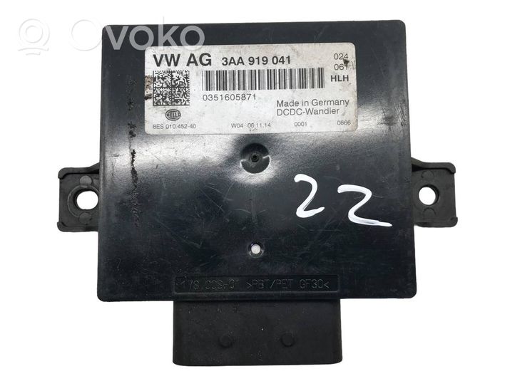 Volkswagen PASSAT CC Power management control unit 3AA919041