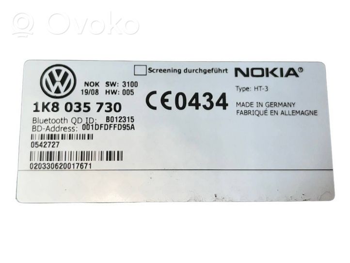 Volkswagen Golf IV Moduł / Sterownik Bluetooth 1K8035730