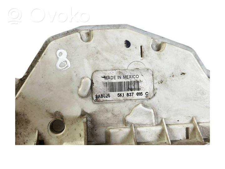 Volkswagen Jetta VI Front door lock 5K1837015C