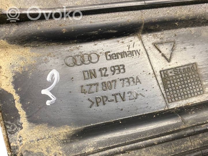 Audi A6 Allroad C5 Cache de protection inférieur de pare-chocs avant 4Z7807733A