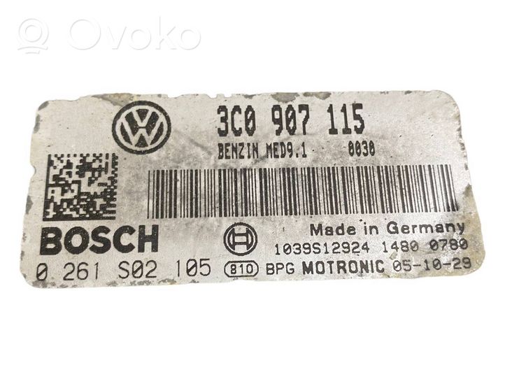 Volkswagen PASSAT B6 Engine control unit/module 3C0907115