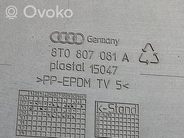 Audi A5 8T 8F Garniture de radiateur 8T0807081A