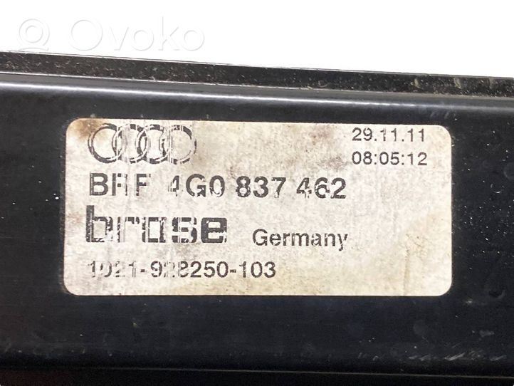 Audi A6 S6 C7 4G Priekinis el. lango pakėlimo mechanizmas be varikliuko 4G0837462