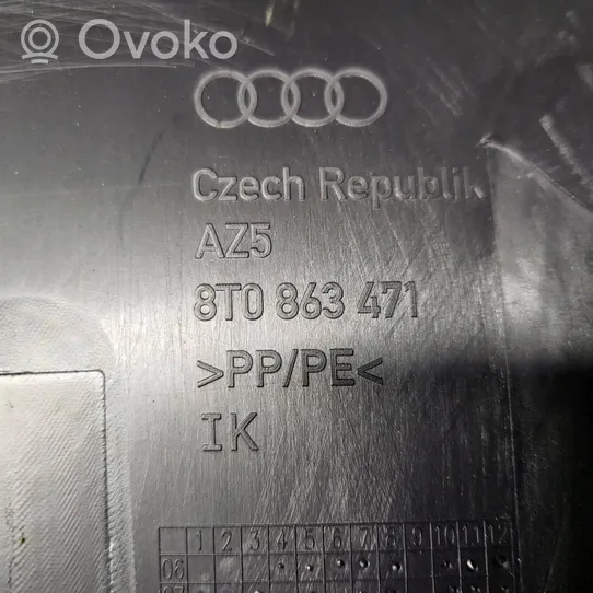 Audi A5 8T 8F Отделка заднего порога (внутренняя) 8T0863471