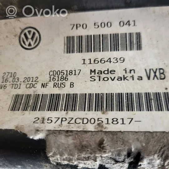 Volkswagen Touareg II Pusrāmis aizmugurējais / priekšējais 7P0500041