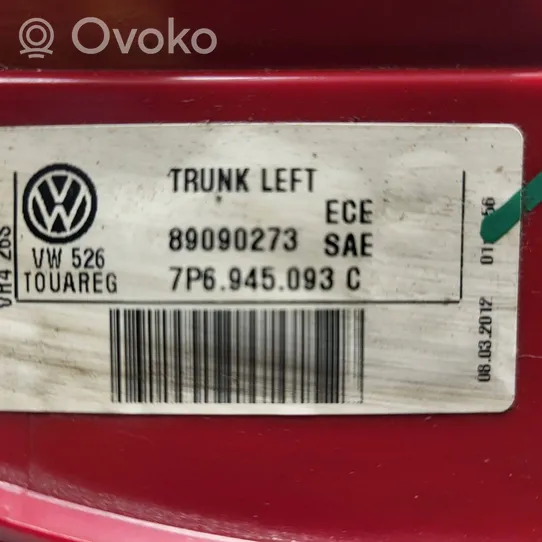 Volkswagen Touareg II Galinis žibintas dangtyje 7P6945093C