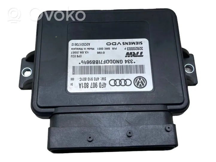 Audi A6 S6 C6 4F Hand brake control module 4F0907801A