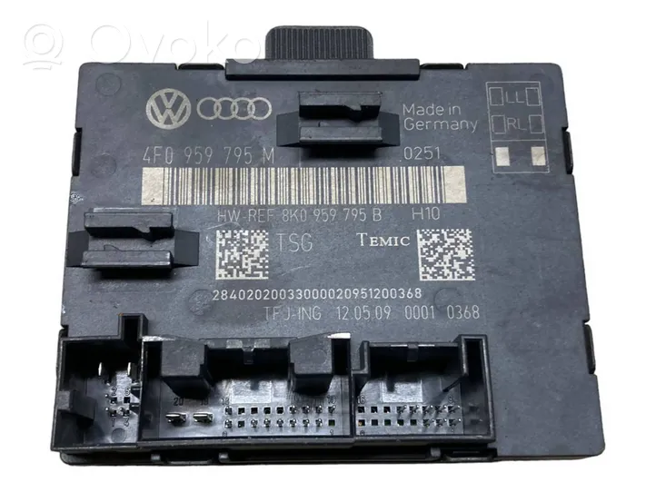 Audi Q7 4L Durų elektronikos valdymo blokas 4F0959795M