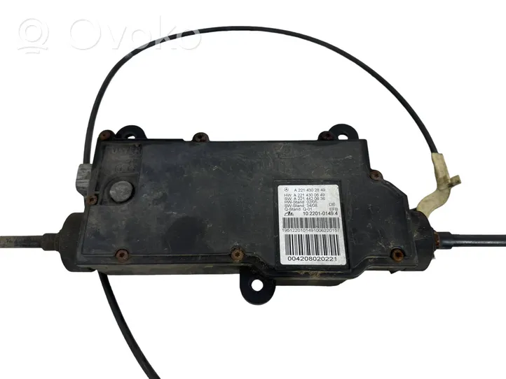 Mercedes-Benz S W221 Arnés/cableado para freno de mano A2214302849